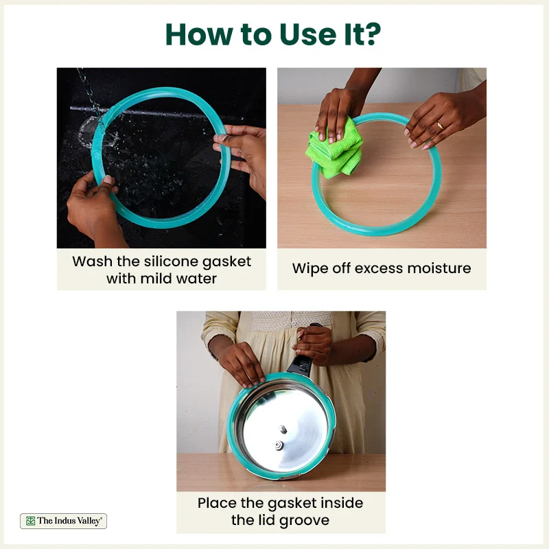 2L/3L Gasket for Triply Outer Lid Pressure Cooker - Image 5