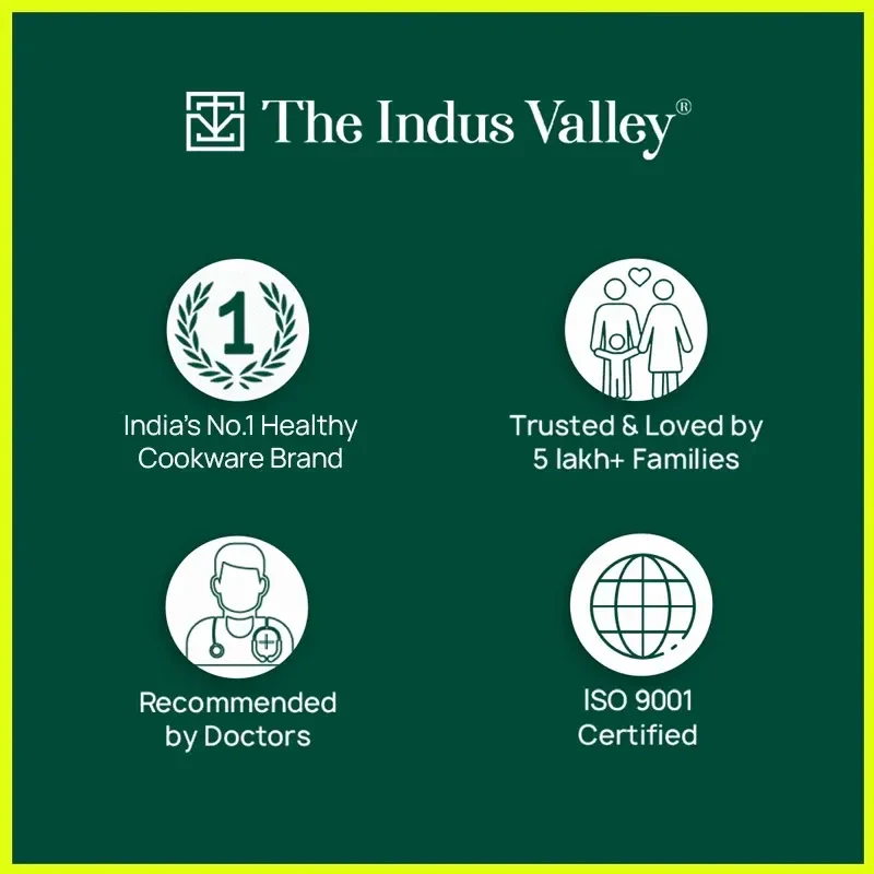 100% Pure Sheet Iron Kadai/ Jalebi/ Paella Pan 1.4L, Silicone Cool Handles, Seasoned, Toxin-free, Induction - Image 14