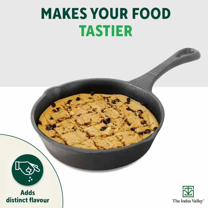 CASTrong Cast Iron Fry Pan 15.2cm, 0.4L, Pre-seasoned, Naturally Nonstick, 100% Pure, Toxin-free, Induction - Image 9