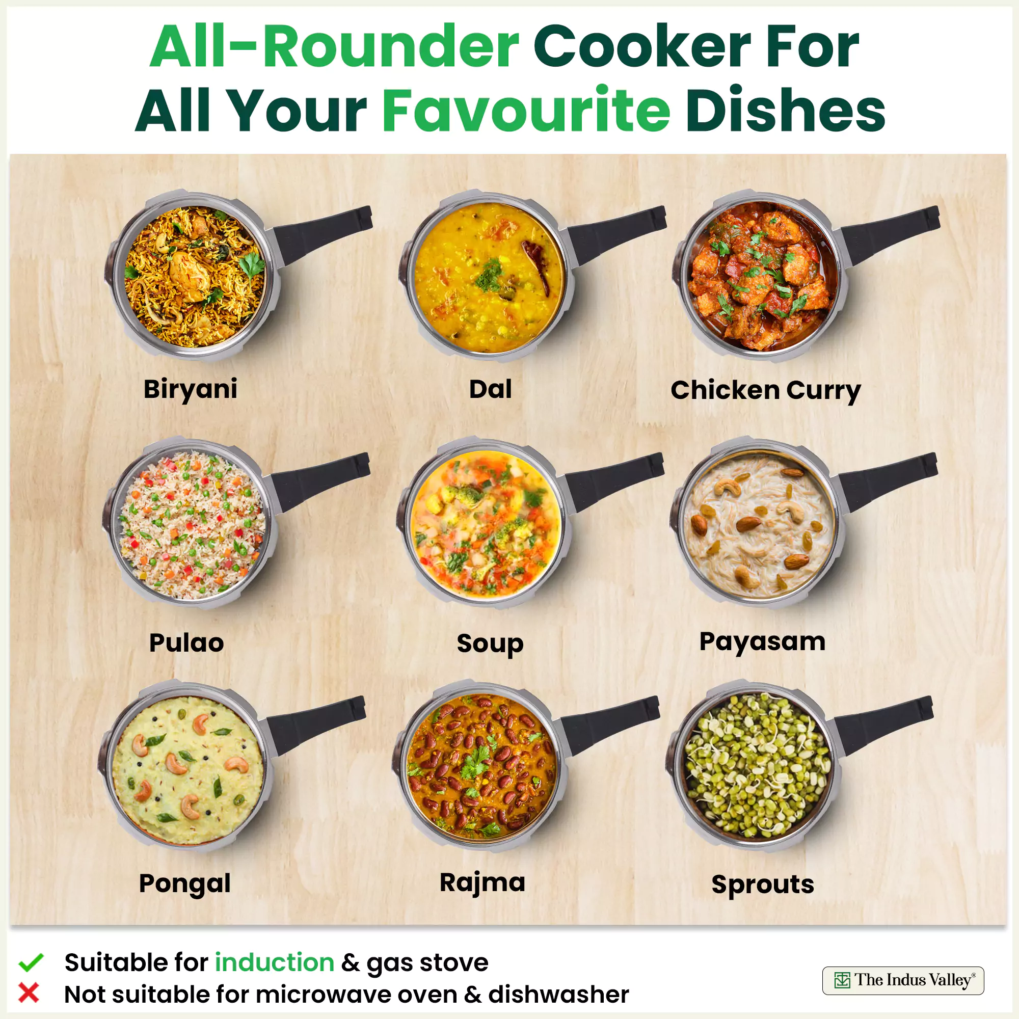 2/3/5L RapidCuk Tri-ply Stainless Steel Pressure Cooker, Premium Quality, 3 Layer Thick Body, Heavy Bottom, 100% Safe, ISI Certified, 5 Yr Warranty, Induction & Gas - Image 8