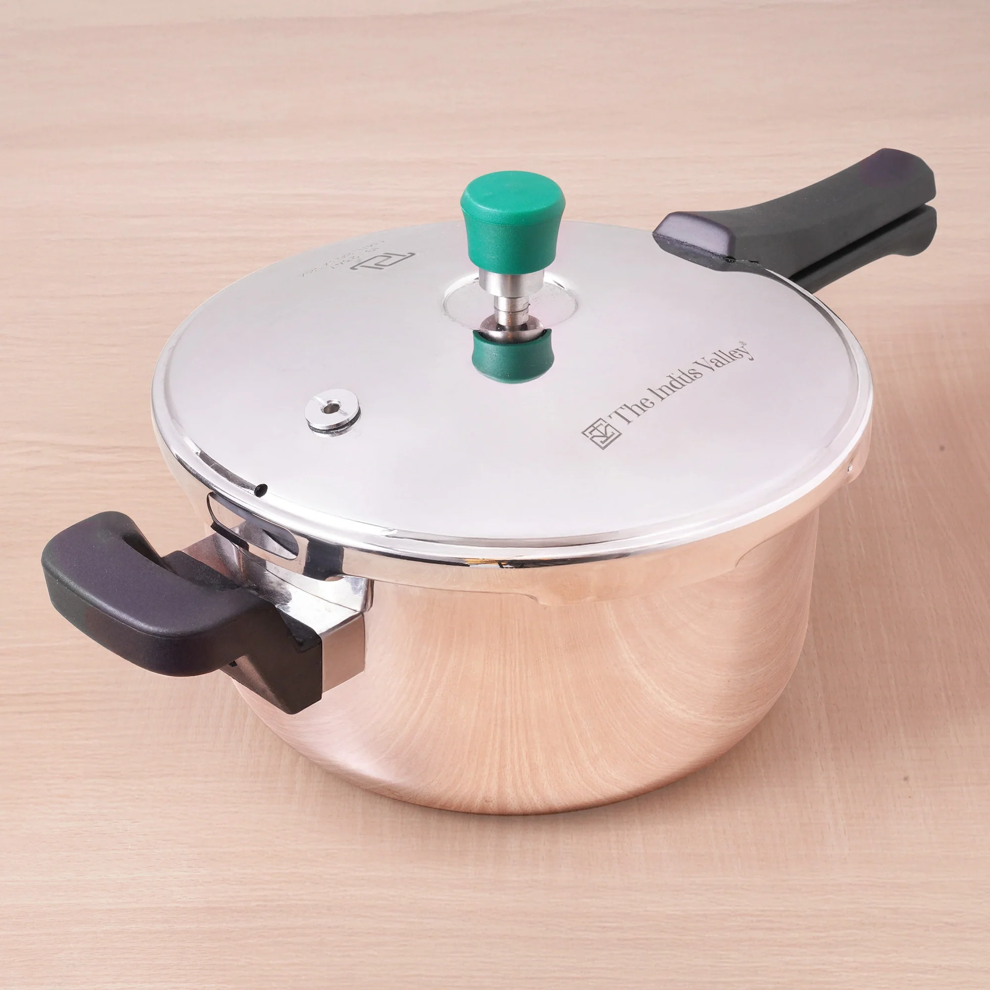 Tri-ply Stainless Steel Pressure Pan 3.5/5L, Premium Quality, 3 Layer Thick Body, Heavy Bottom, 100% Food-safe, ISI Certified, Induction & Gas - Image 10