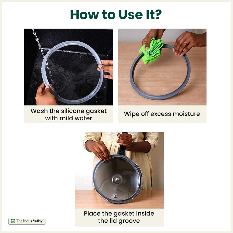 3.5 L & 5.0L Triply Outer Lid Pressure pan Gasket - Image 5