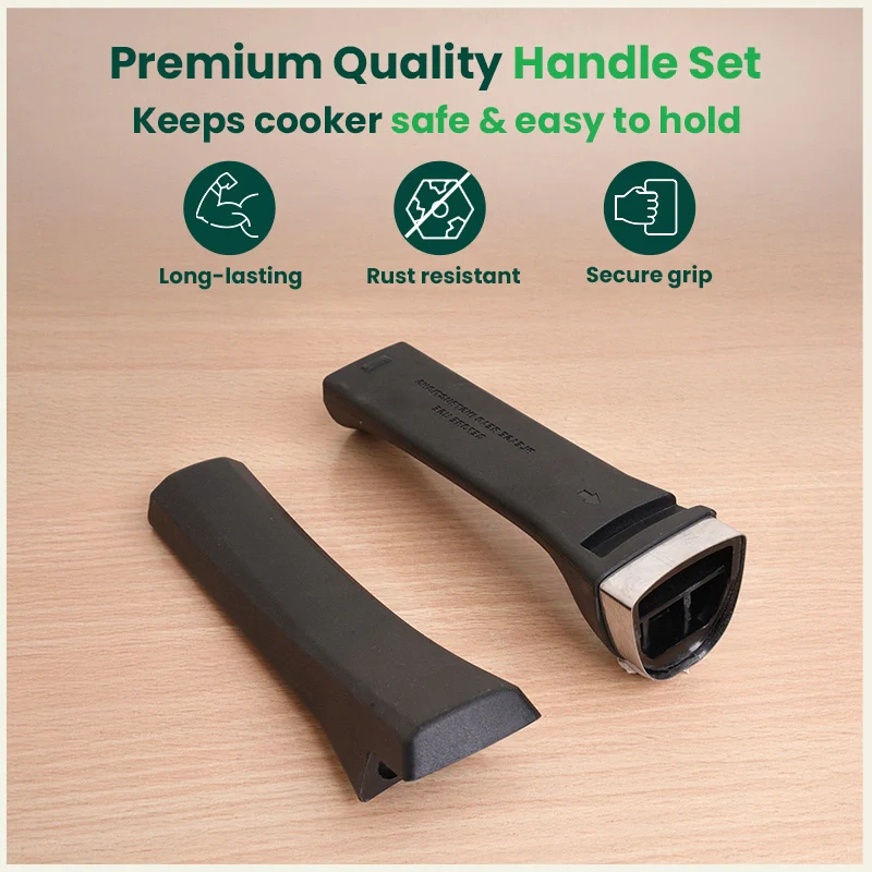 3.5L & 5.0L Triply Outer Lid Pressure Pan Handle Set - Image 3